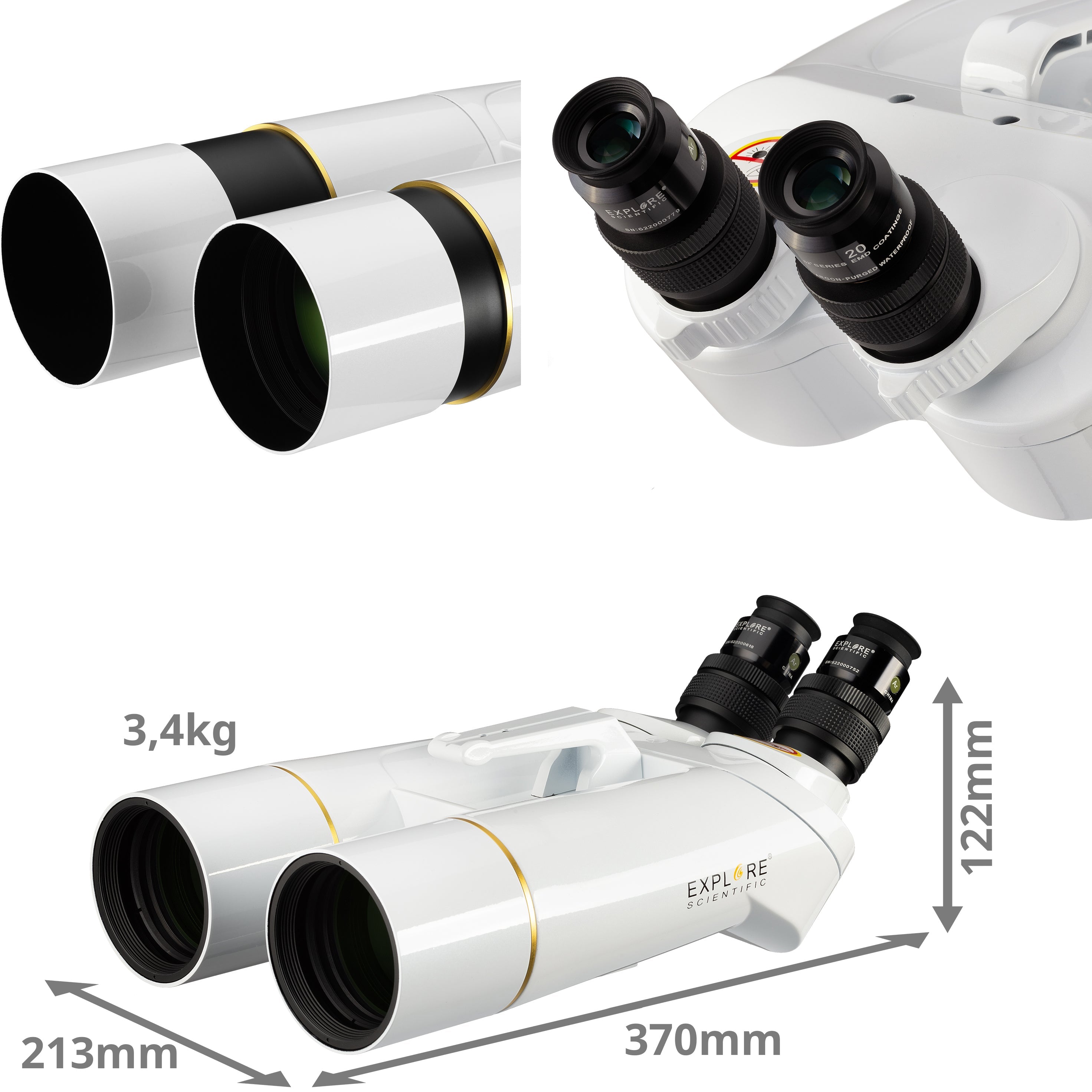 Explore Scientific BT-70 SF Giant Binocular in use