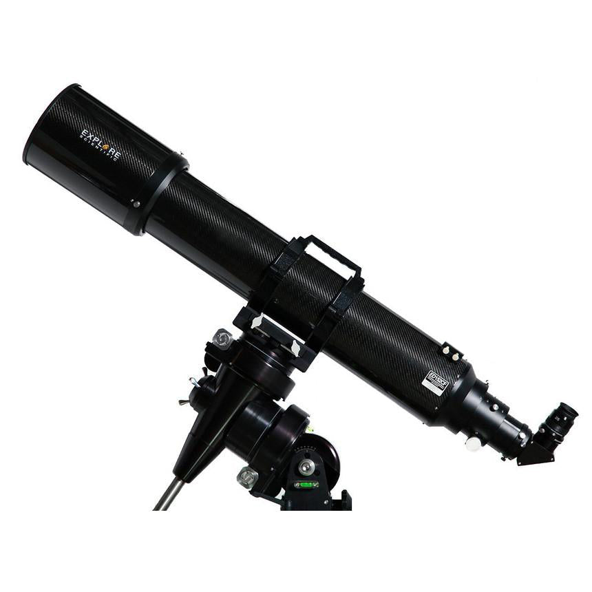 Explore Scientific ED152 carbon fiber refractor telescope tube detail