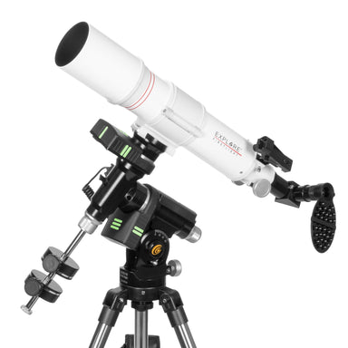 Explore FirstLight 80mm telescope on iEXOS-100 go-to tracker mount