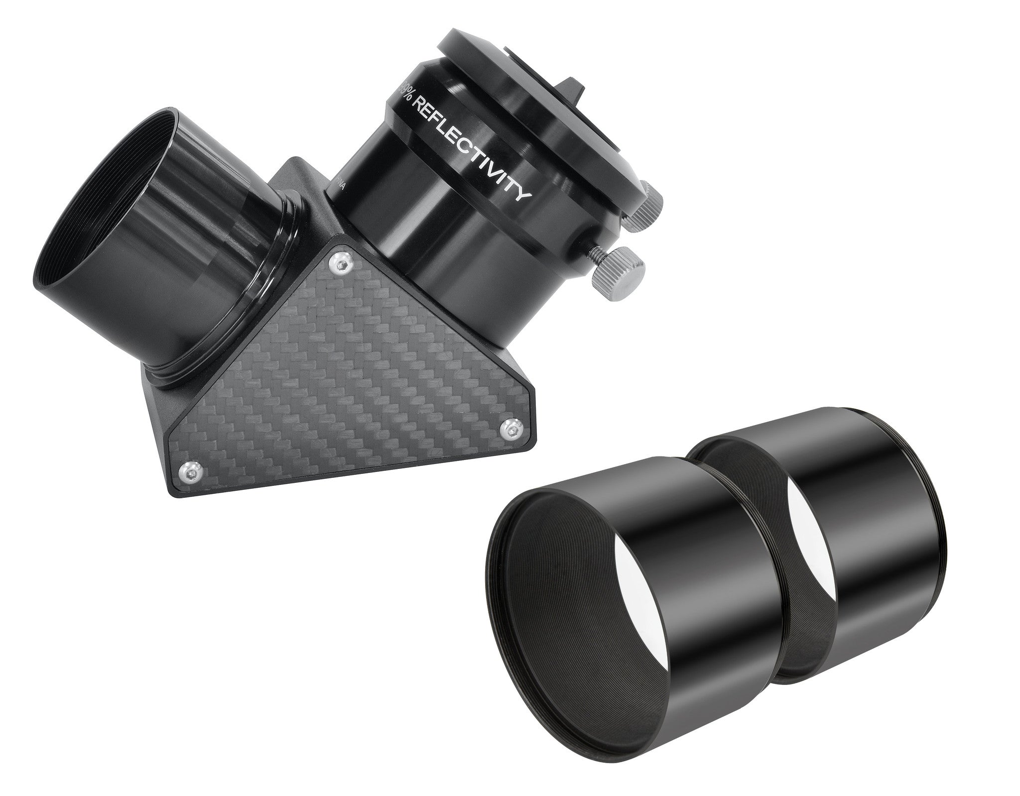 Explore Scientific ED102-FCD100 with diagonal and extension tubes