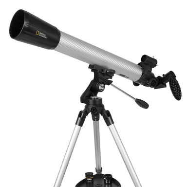 National Geographic 70mm refractor telescope on adjustable height tripod