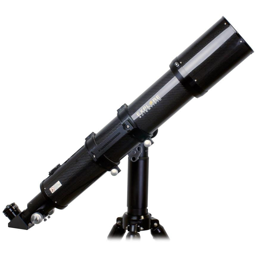 Explore Scientific ED152 carbon fiber refractor telescope focuser end detail