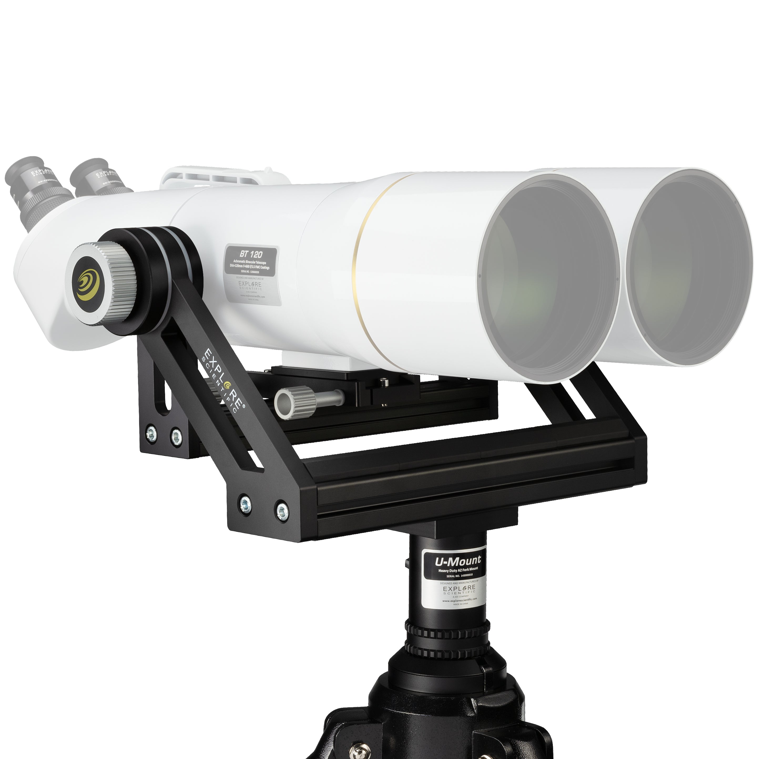 U-Mount with ST3 Tripod side view