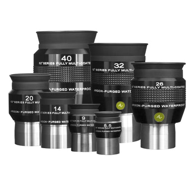 Explore Scientific 62 degree Series eyepiece family lineup