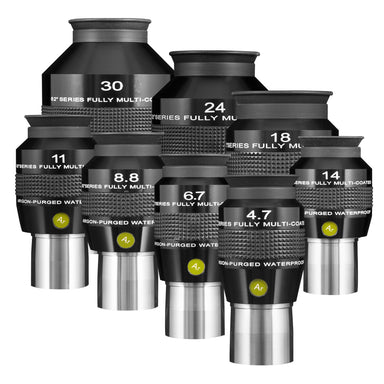 Explore Scientific 82 degree Series eyepiece family lineup