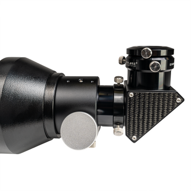 Explore Scientific AR127 refractor telescope focuser and finderscope