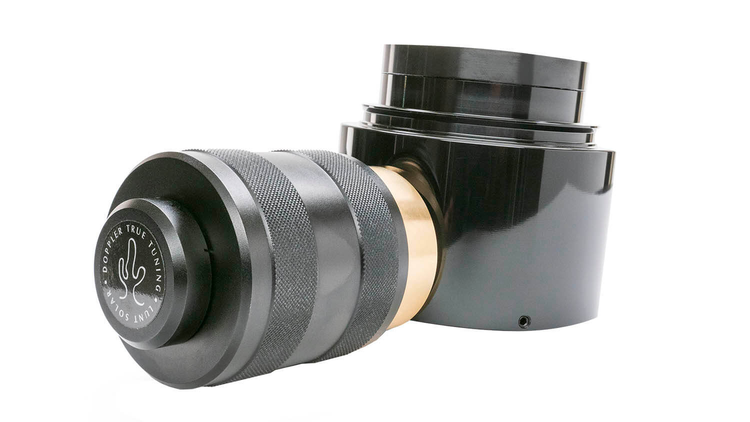 Alternate view of the Lunt 80 mm and 100 mm class double stack etalon module