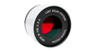 Three quarter front view of the Lunt LS50FHa 50mm front mount etalon filter housing