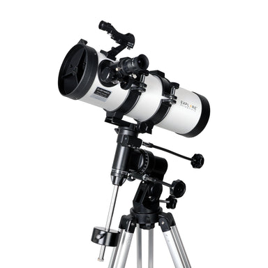 Explore Scientific 114mm Newtonian reflector telescope on equatorial mount