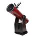 Explore Scientific 8-inch Dobsonian reflector telescope in red