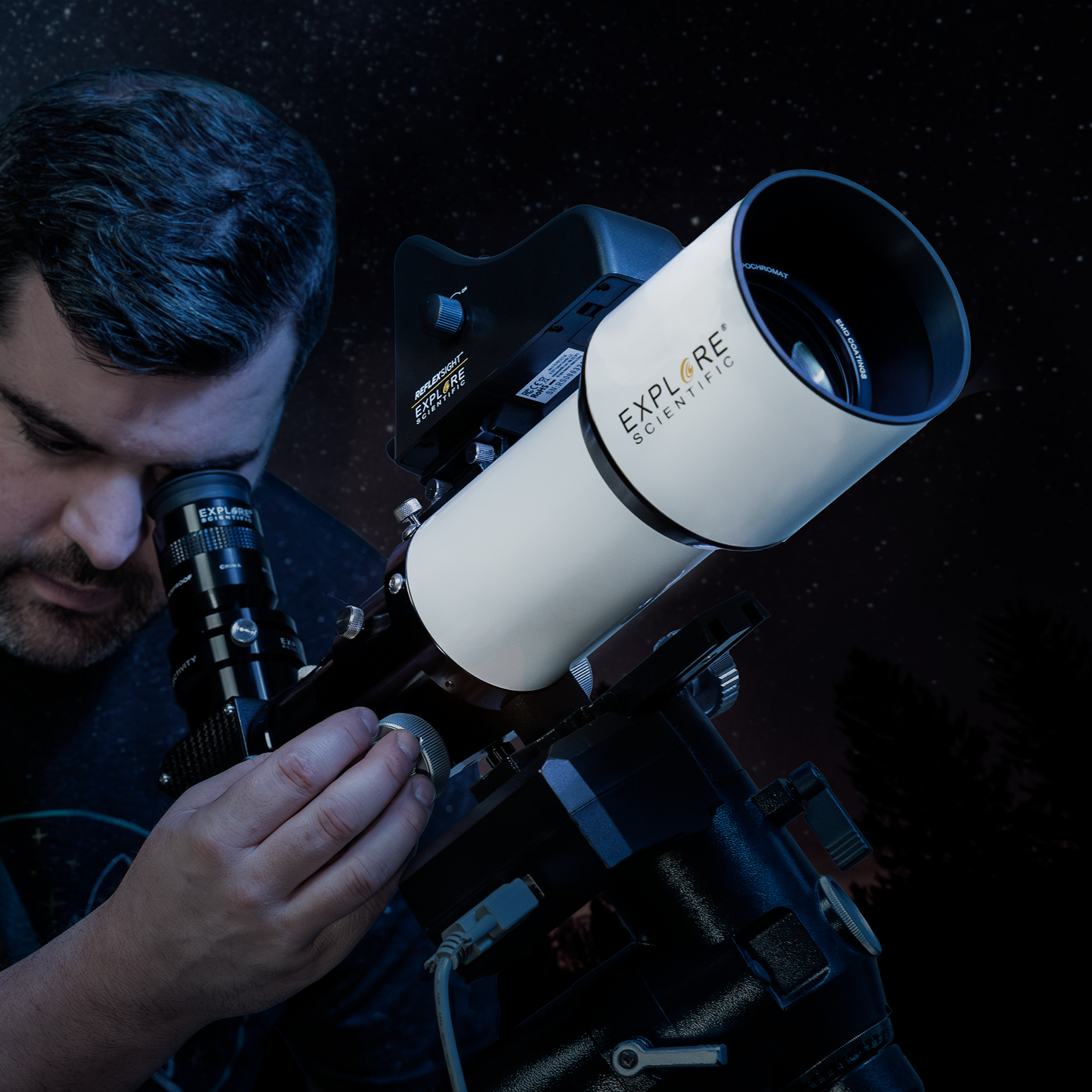 Explore Scientific ED80 Essential Series Air-Spaced Triplet Refractor Telescope