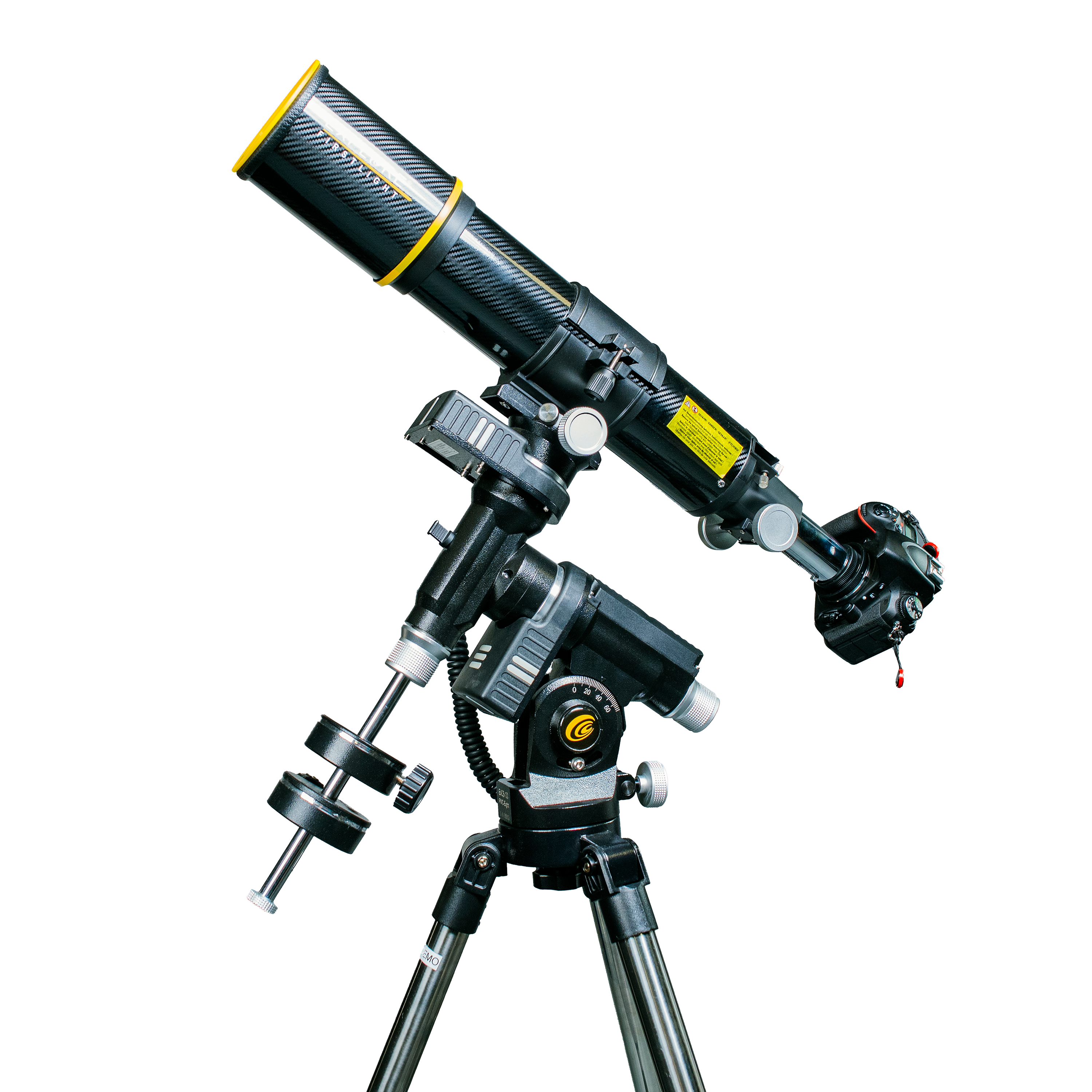 Explore Scientific FirstLight 80mm CF Refractor Telescope Go-To Tracker Combo with Solar Filter