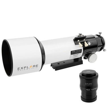 Explore Scientific ED80 FCD100 Series 80mm apochromatic triplet refractor telescope with field flattener