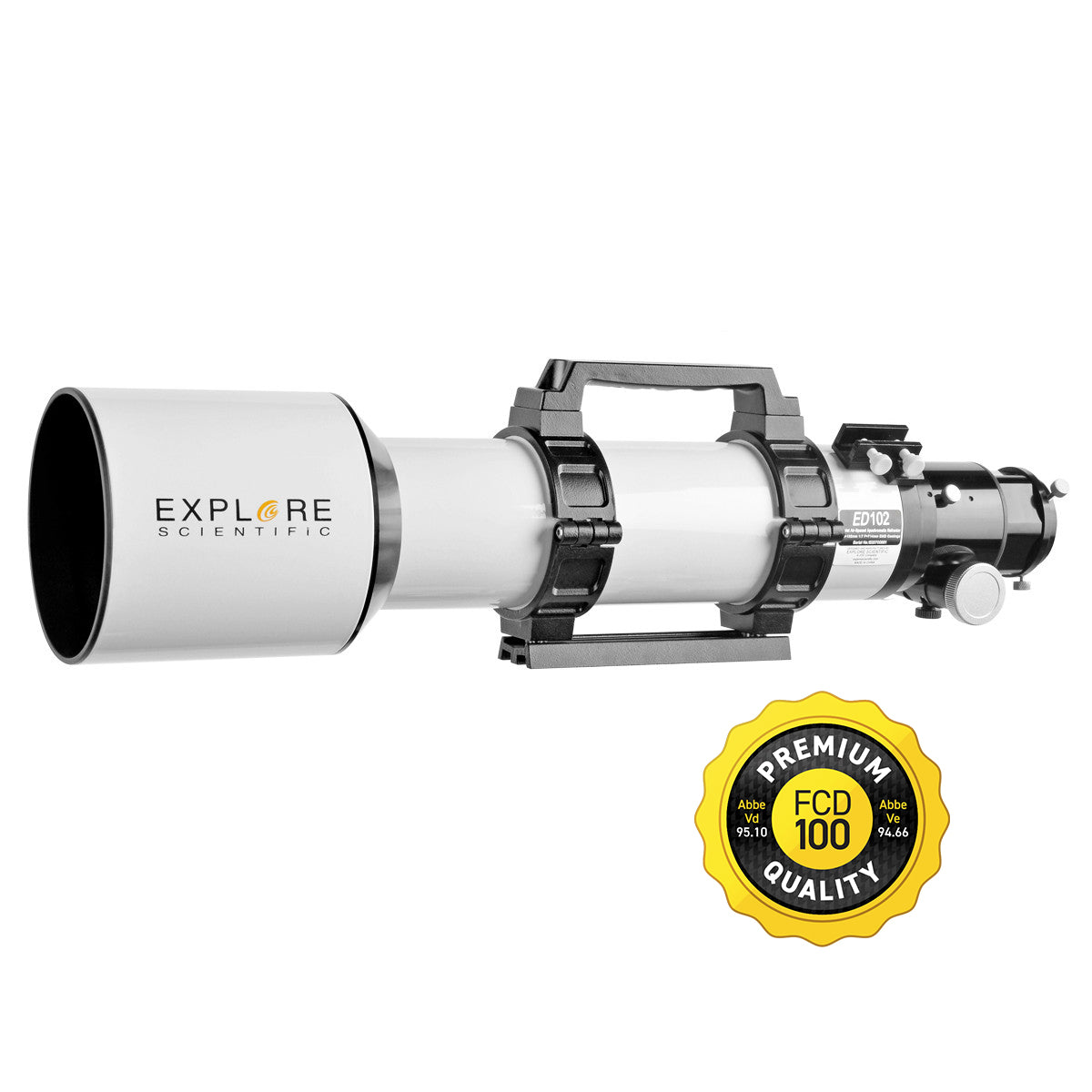 Explore Scientific ED102-FCD100 102mm triplet apochromat refractor telescope