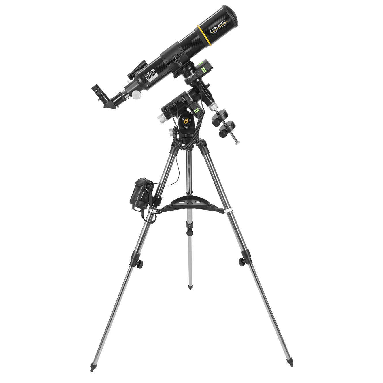 Explore Scientific FirstLight 80mm CF Refractor Telescope Go-To Tracker Combo with Solar Filter
