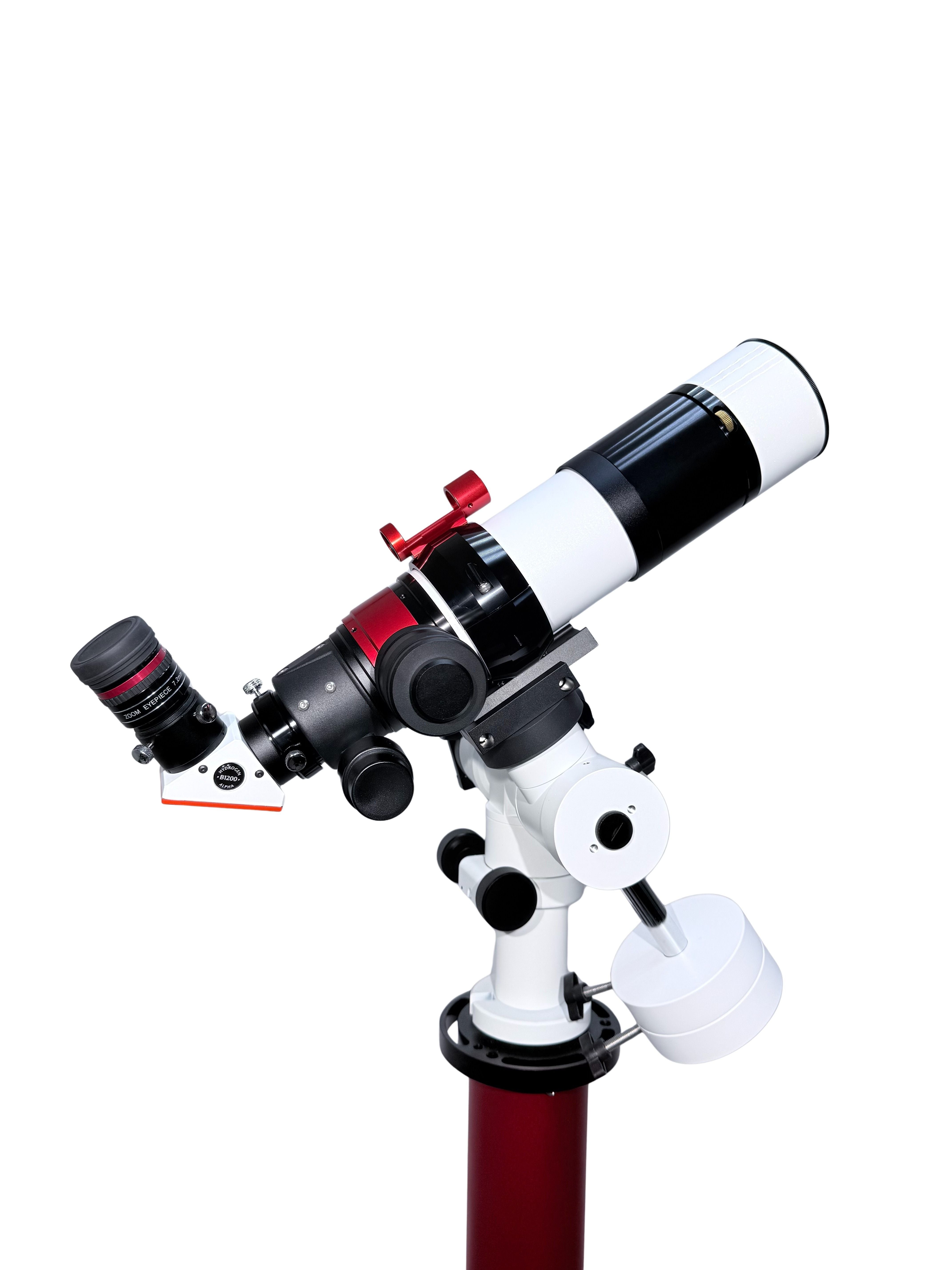 Lunt 60mm Premium Plus kit with LS50FHa double stack filter mounted on the front of the LS60MT