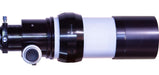 Lunt 70mm MT refractor optical tube assembly with dual speed rack and pinion focuser and clamshell ring