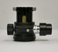 Lunt rack and pinion telescope focuser with black anodized body and dual focus knobs