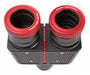 Side view of the Tecnosky Horizon binoviewer showing the turret body and nosepiece