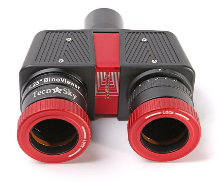 Tecnosky Horizon 1.25 inch binoviewer head with twin eyepiece holders
