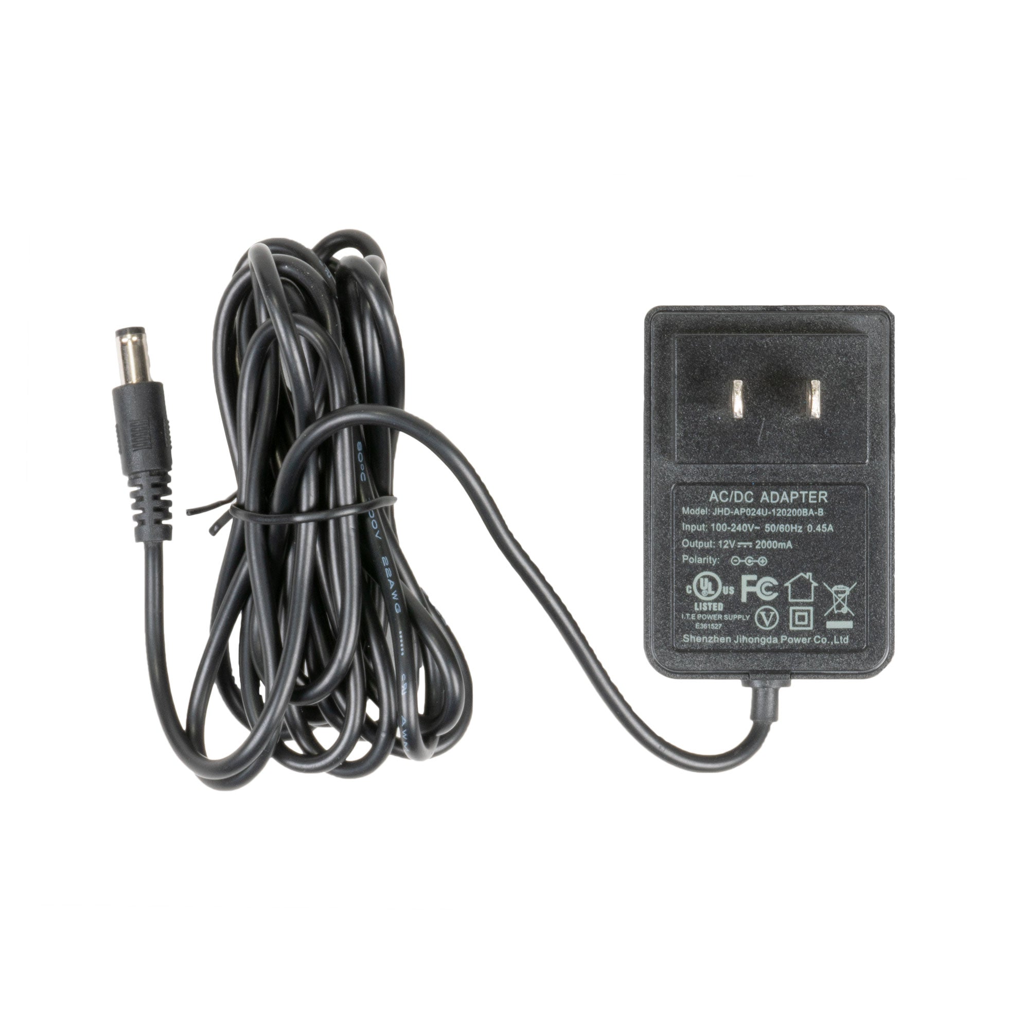 Explore Scientific 12V DC 2A Power Supply connector detail
