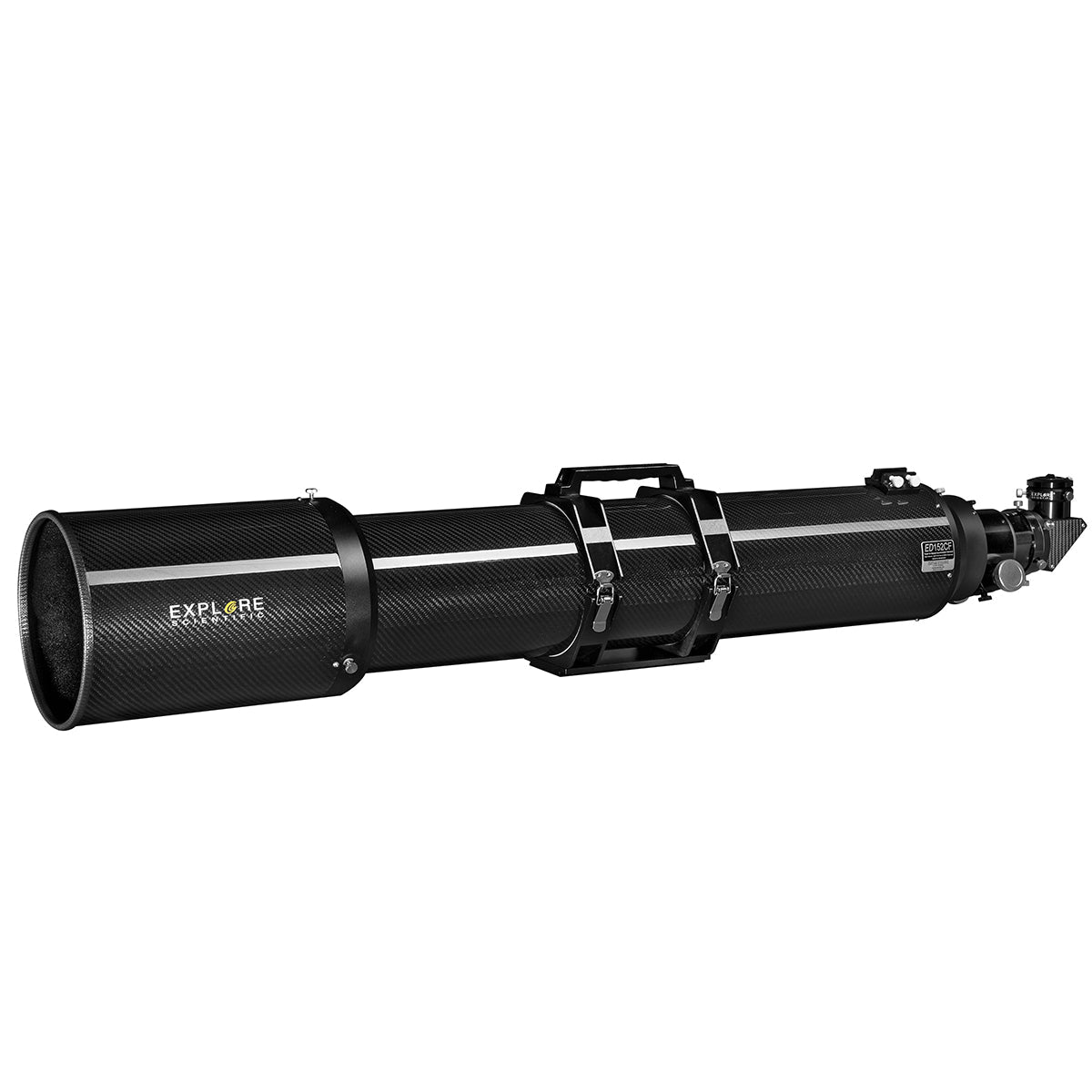 Explore Scientific ED152 carbon fiber apochromatic triplet refractor telescope, full assembled optical tube